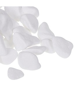 EXTRA WHITE THASSOS pebbles 10-30mm