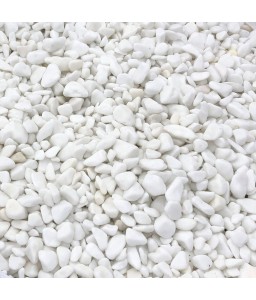 EXTRA WHITE THASSOS pebbles 10-30mm
