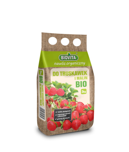 Nawóz Organiczny Do Truskawek i Malin BIO Granulat (worek)