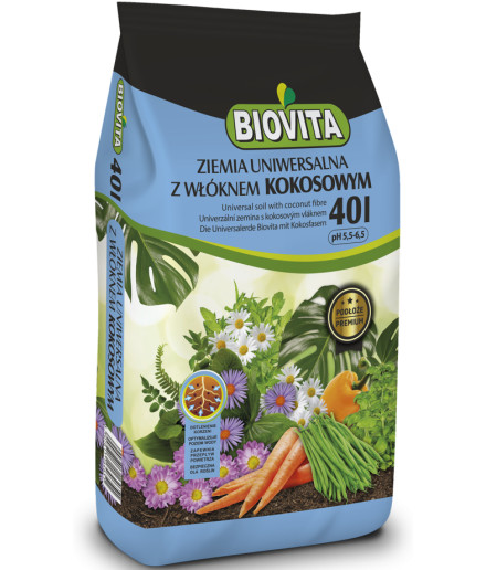 Ziemia uniwersalna z włóknem kokosowym PREMIUM