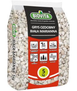 White Marianna marble gravel 8-16mm
