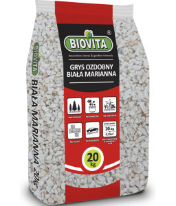 White Marianna marble gravel 8-16mm