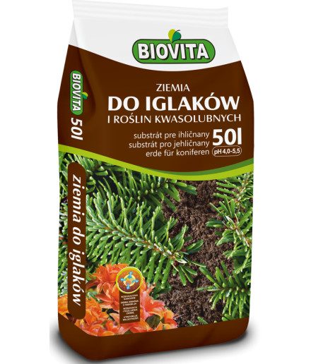 Ziemia do iglaków i roślin kwasolubnych
