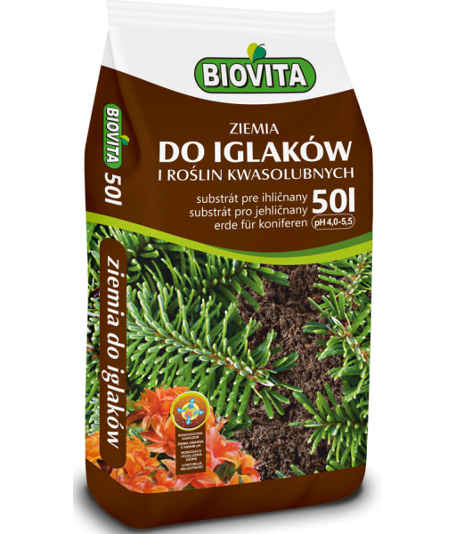 Soil for coniferous and acidophilic plants