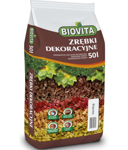 Decorative brown WOOD CHIPS