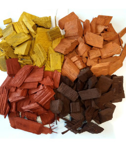 Decorative orange WOOD CHIPS