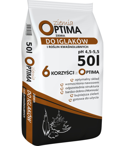 Ziemia OPTIMA Ziemia do iglaków i roślin kwaśnolubnych