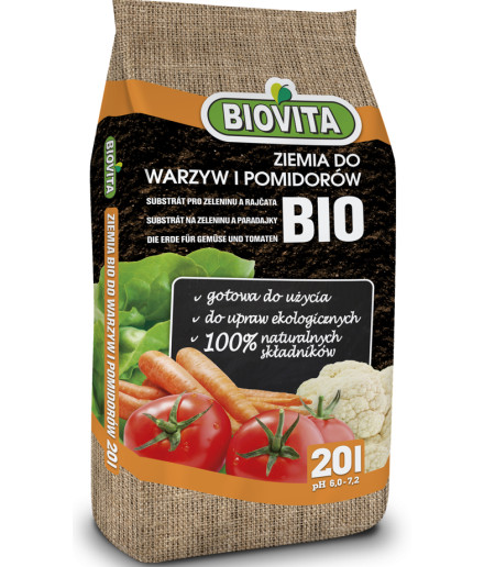 Ziemia do warzyw i pomidorów BIO