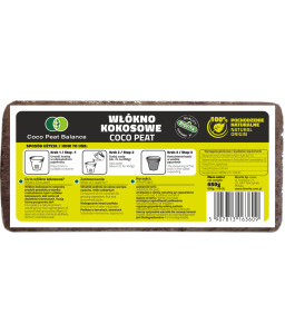 COCO peat włókno kokosowe brykiet 650g