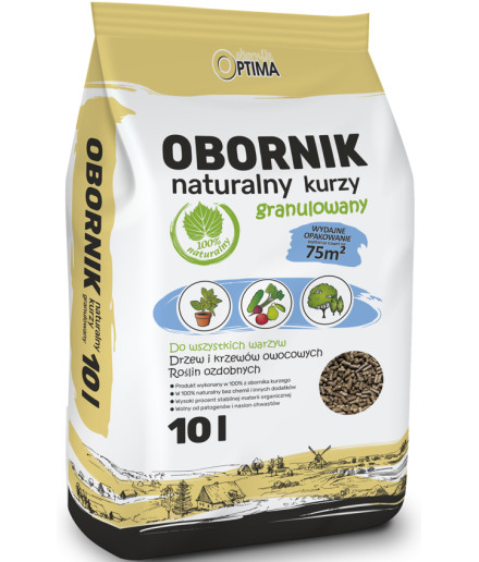 Granulated natural chicken manure OPTIMA
