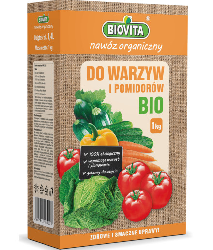 Nawóz Organiczny Do Warzyw i Pomidorów BIO Granulat