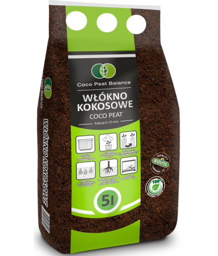 Włókno kokosowe rozluźnione 0-10mm Coco peat