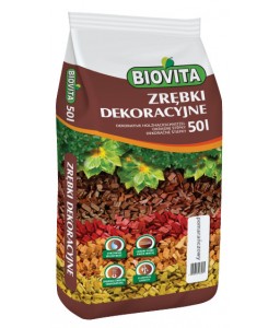 Zrębki drzewne BIOVITA 80 L kolor pomarańczowy